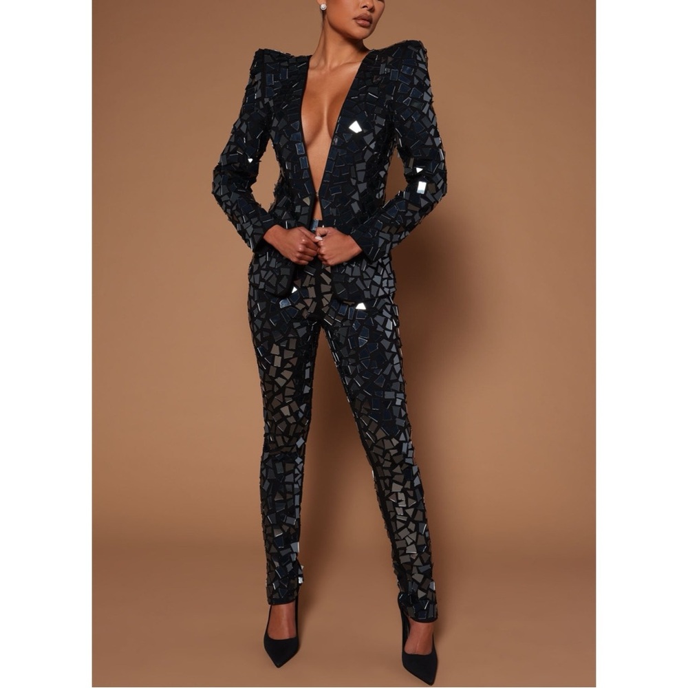 Stylish Mirror Suit